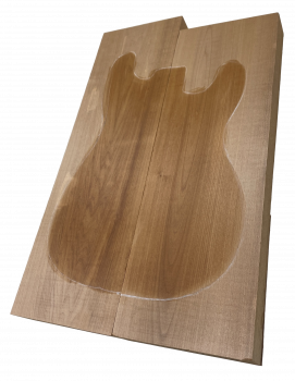 Body Basswood - amerik. Linde select AA, "Caramel" 2-tlg.